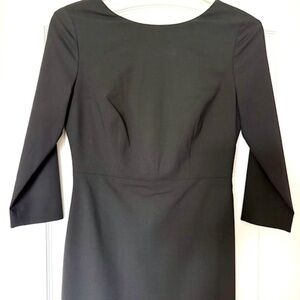NWOT Theory Black Wool Dress size 0
